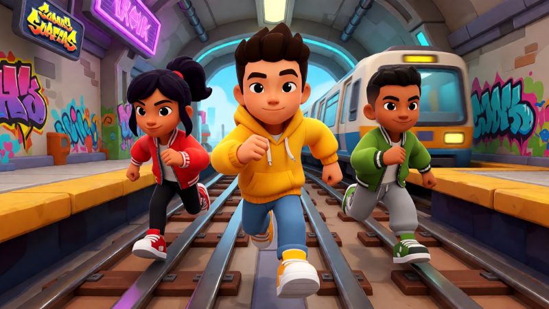 subway surfers 场景参考图